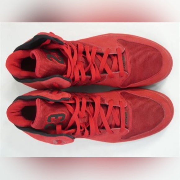 Nike Jordan 1 Flight 4 Premium Red Suede Shoes main image 4